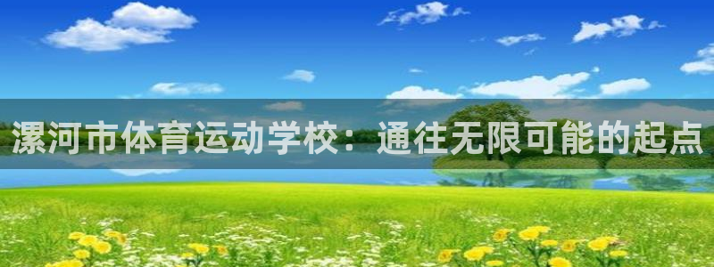 公海赌赌船官方正版app新能源：漯河市体育运动学校：通往无限