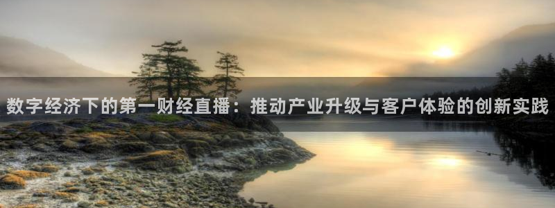 小九足球直播：数字经济下的第一财经直播：推动产业升级与客户体验的创新实践