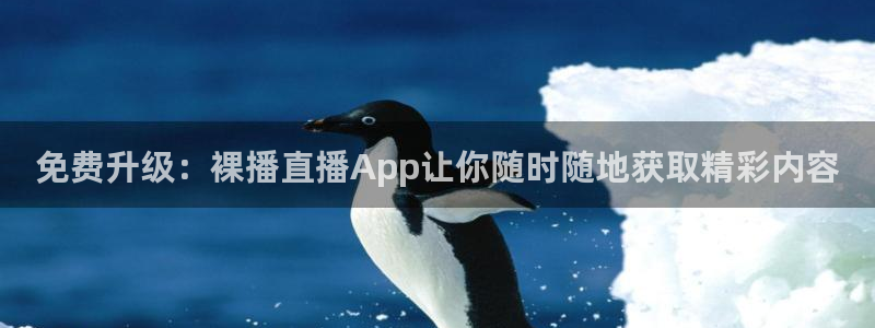 小九体育直播官网：免费升级：裸播直播App让你随时随地获取精彩内容