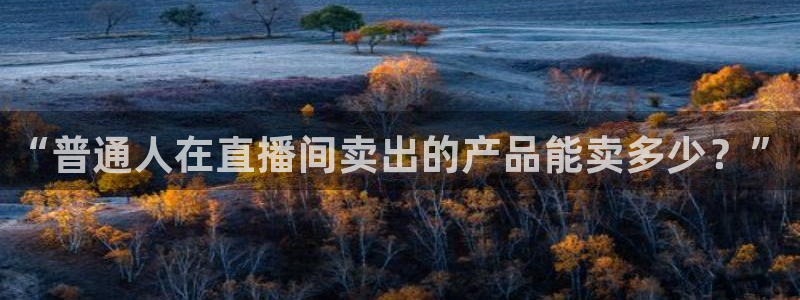 小九足球免费直播高清观看：“普通人在直播间卖出的产品能卖多少？”